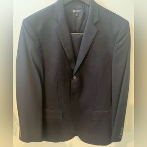 Men’s J Crew wool navy blazer. Italian wool. Size 38S (short).